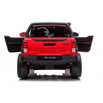 Elektrické autíčko - Toyota Hillux - lakované - červené